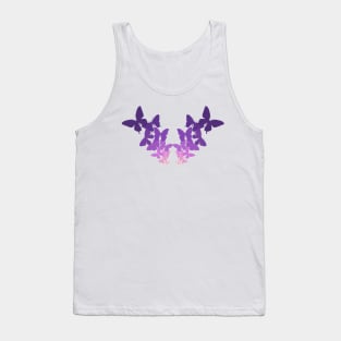 Purple Butterfly Tank Top